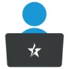 On laptop icon