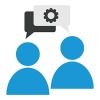 icon of people talking