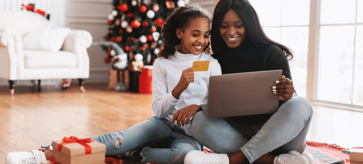 person shopping online