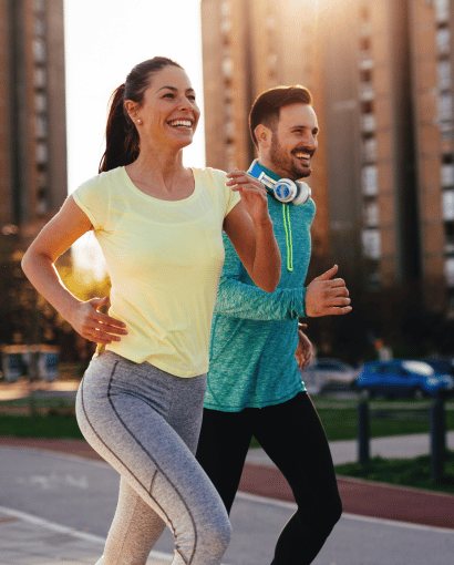 couple running
