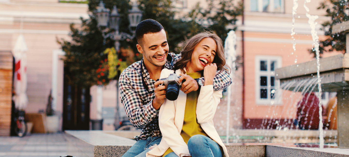 couple taking photo