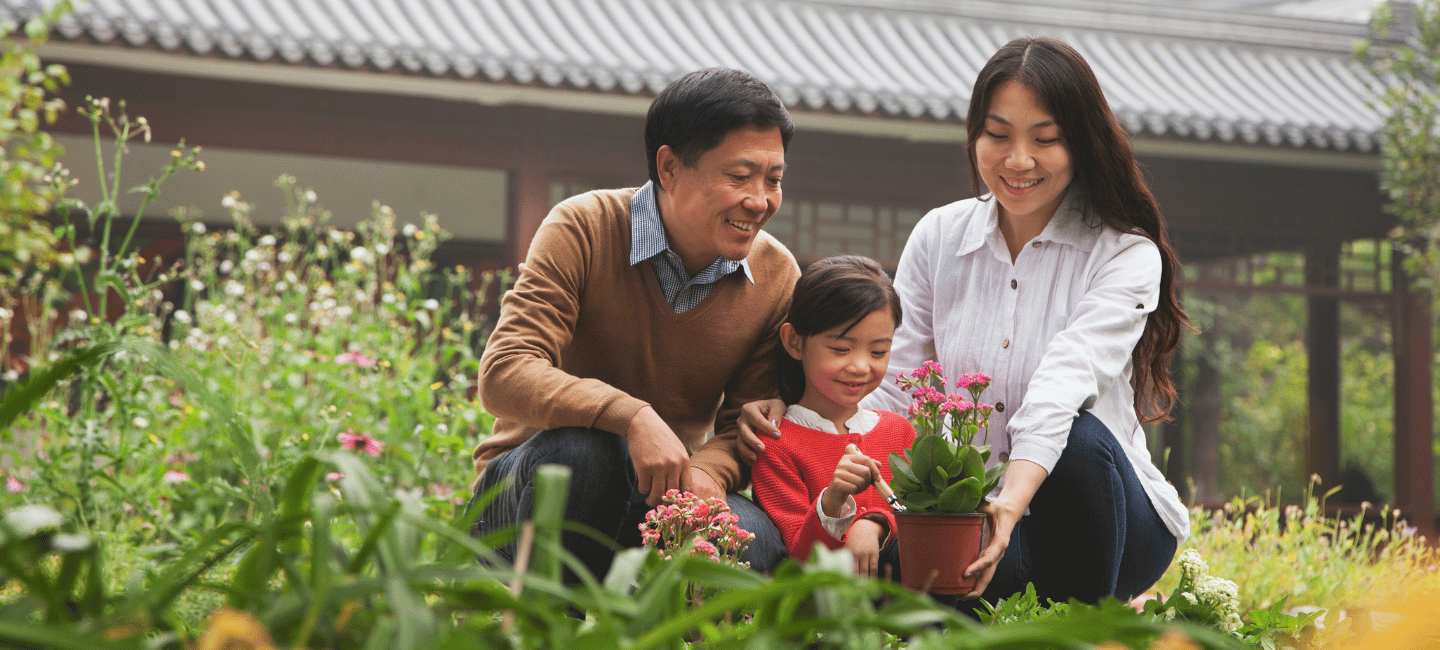 family gardening