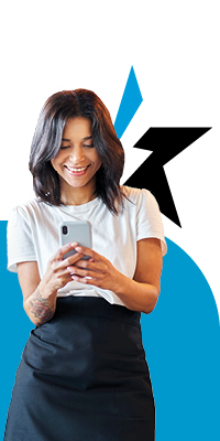 Women using Mobile Banking